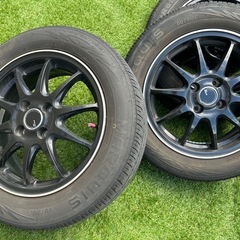 175/65R15タイヤ付きホイール4本 JP STYLE R10 15㌅ 5.5Jの画像