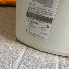 シャープ　プラズマクラスター　空気清浄機の画像