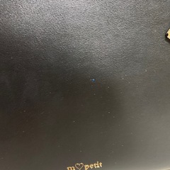 2WAY バッグ しまむら 青木美沙子 リボン 黒の画像
