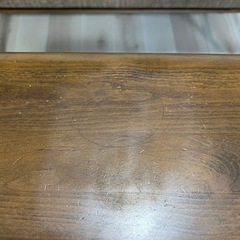 【ニトリ】T-01 ダイニングテーブル 165cm／ミドルブラウン／4人用／分解済／引取歓迎（配達可）の画像