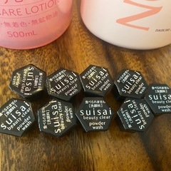 【バラ売り不可】ミノン 全身シャンプー  日本酒の化粧水 suisai ブラック酵素洗顔パウダー 牛乳石鹸 ゴールド 赤の画像