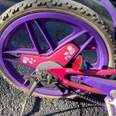子供用自転車18インチ ピンクの画像