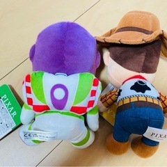 ピクサー ぬいぐるみ バズ・ライトイヤー ウッディの画像