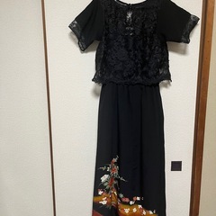留袖リメイクドレスの画像