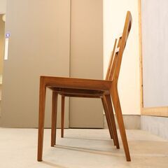 TIME&STYLE(タイムアンドスタイル)のJOBIM(ジョビン)ウォールナット材サイドチェア 2脚セットです。シンプルでナチュラルモダンなダイニングチェアはリビングなどのサイドチェアにも♪の画像