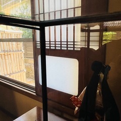 博多人形　日本人形　ガラスケース　の画像
