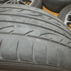 17インチ スタッドレスタイヤ付きホイール215/45/17 pcd100 5穴の画像