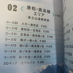 登山地図ガイド　北アルプス　北部　本の画像