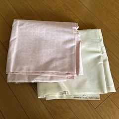ラミネート加工生地　2枚の画像