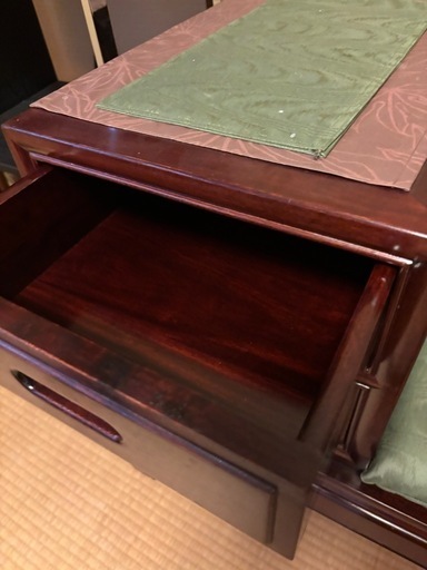 唐木家具 花梨 天然木 紫檀 紅木 古家具 アンティーク 電話台