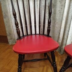 昭和のダイニングチェア2脚の画像