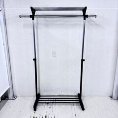  24741  キャスター付きハンガーラック    ◆大阪市内・東大阪市他 6,000円以上ご購入で無料配達いたします！◆ ※高槻・枚方方面◆西宮・尼崎方面◆生駒方面　それぞれ条件付き無料配送あり！            の画像