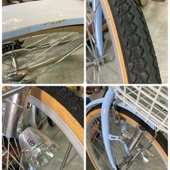22型 子供用自転車 マハロ ジュニア(グリーン/外装6段変速） 自転車の画像