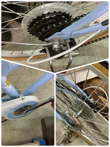 22型 子供用自転車 マハロ ジュニア(グリーン/外装6段変速） 自転車