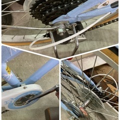 22型 子供用自転車 マハロ ジュニア(グリーン/外装6段変速） 自転車の画像