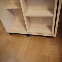 スライド式キャビネット　　　収納棚　　本棚の画像