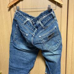 Wrangler（ラングラー）ダメージドデニム ハーフパンツ 半ズボン 短パンの画像