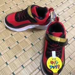 光るシューズの画像