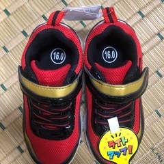 光るシューズの画像