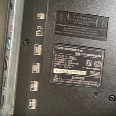 ４３型薄型4kテレビの画像