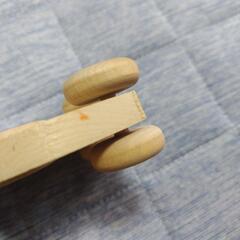 木製玩具　ぞうさん　車のおもちゃの画像