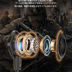 ゲーミングイヤホン 有線3.5mmジャック 音量調整 ゲーミングヘッドホンの画像