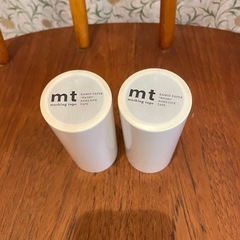 新品白色マスキングテープ２本セットの画像