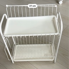 2段スリム✨水切ラックの画像