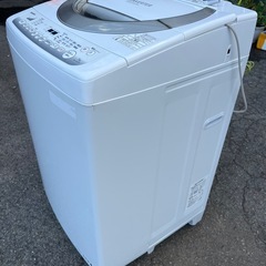 🌸東芝全自動電気洗濯機✅設置込み🆘保証あり🚘配達可能の画像