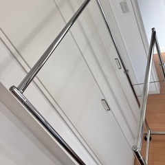 	【無料】パイプハンガー 高さ調整可 早い者勝ち！の画像