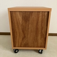 棚　キャスター付き二段引き出しの画像