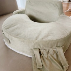 【美品】My Brest Friend 授乳クッション スーパーデラックス 25周年記念モデル（プラチナグレー）の画像