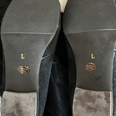 美品　レディースブーツ　Ｌ　黒の画像
