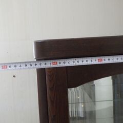 飾り棚　照明付きの画像