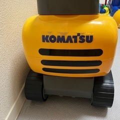 乗用 マイクロショベル コマツPC01 ショベルカー ミニカーの画像