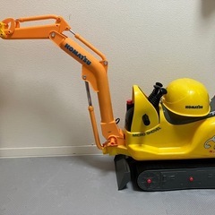 乗用 マイクロショベル コマツPC01 ショベルカー ミニカーの画像
