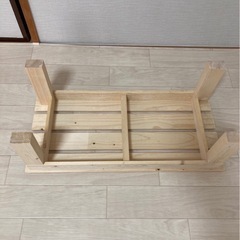 木製物置台Lお譲りしますの画像