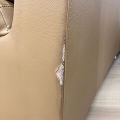 ★ジモティ割引あり★【リユースのサカイ野々市店】3人掛けソファー  ベージュ W(幅)203×D(奥行き)72×H(高さ)90㎝ ※クリーニング済みの画像