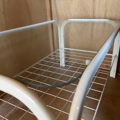 ガラス天板のテーブル差し上げますの画像