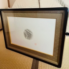 拓本　額装　インテリア　アートの画像