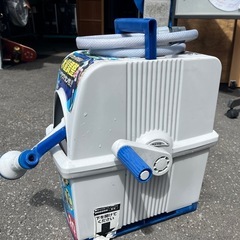 アイリスオーヤマ 20m ホースリール フルカバー 接続簡単！ HRF-20AGRM 節水 マルチアクアガン付属 中古品 ③の画像