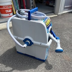 アイリスオーヤマ 20m ホースリール フルカバー 接続簡単！ HRF-20AGRM 節水 マルチアクアガン付属 中古品 ③の画像