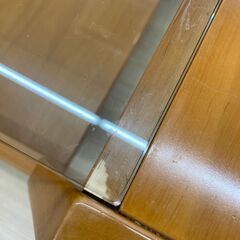 ★ジモティ割引あり★【リユースのサカイ野々市店】ローテーブル 茶 W(幅)120×D(奥行き)59.5×H(高さ)40㎝ ※クリーニング済みの画像