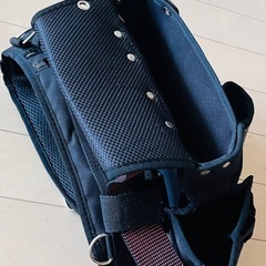 仮枠袋丸底墨坪・鑿差付　ＥＭ−０５【コヅチ 釘袋 腰袋 工具袋 ツールサック スミツボケース ノミサシ バックスリット エボリューション 大工 仮枠】安全帯胴ベルト セットの画像