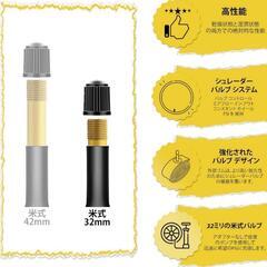 未使用 26インチ マウンテンバイク 米式バルブ 32mm タイヤチューブ 2本セットの画像