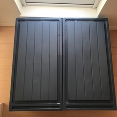 クリアケース　ブルーグレー2個セットの画像