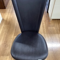 ハイバックチェアー〈牛革製〉【町田市再生家具】251253の画像