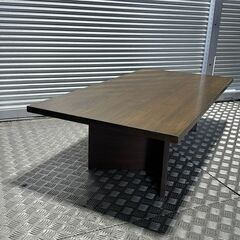 店頭引き渡し 中古 センターテーブル ローテーブル 木製 ブラウン 机 家具の画像