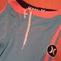 【直接引取り限定】Hurley.phantom■ハーレー■サーフパンツ■メンズ29■ブルーｘオレンジ■海水浴サーフィンマリンスポーツ■配送不可の画像