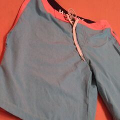 【直接引取り限定】Hurley.phantom■ハーレー■サーフパンツ■メンズ29■ブルーｘオレンジ■海水浴サーフィンマリンスポーツ■配送不可の画像